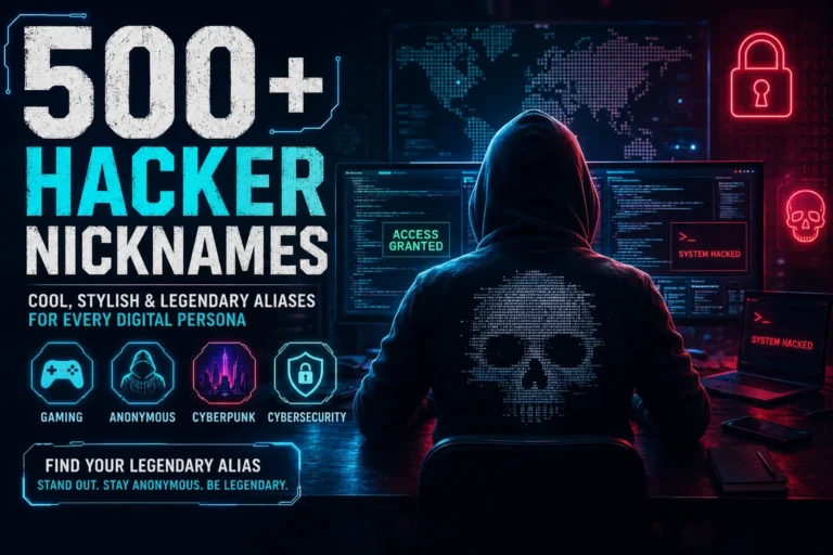Hacker Nicknames
