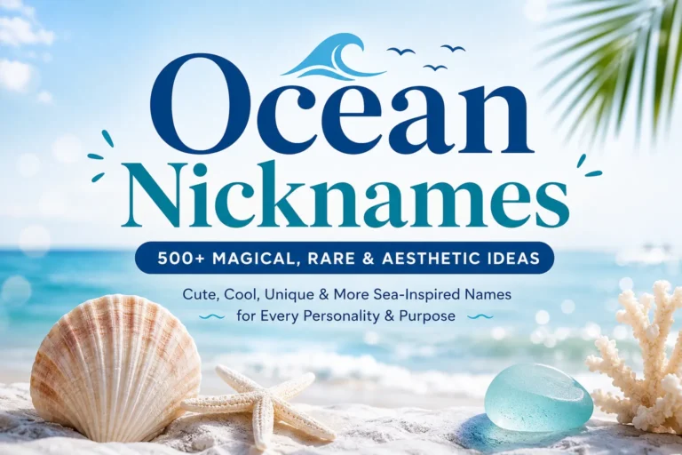 Ocean-Themed Nicknames