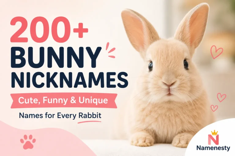 Bunny Nicknames