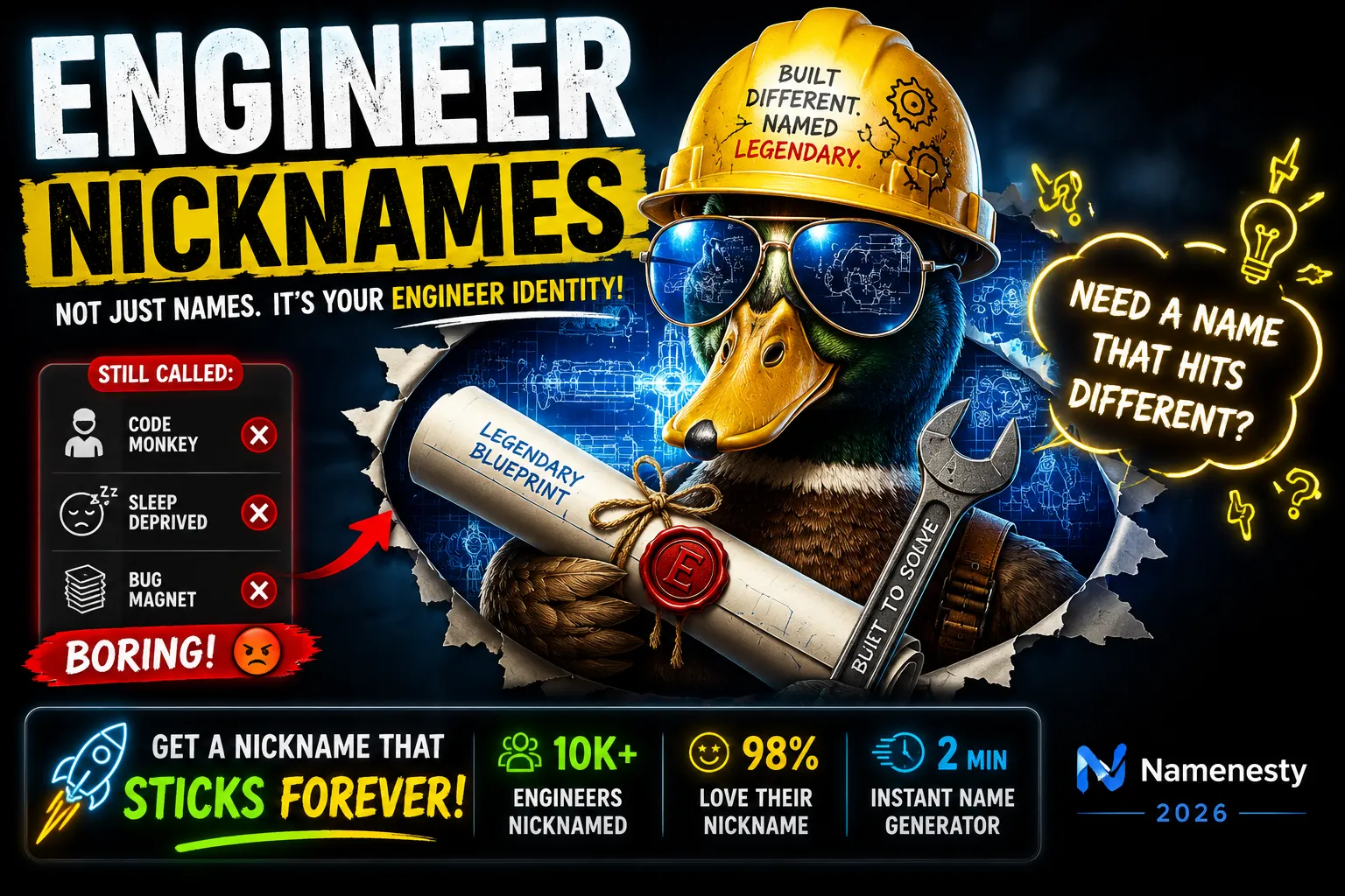 Engineer Nicknames