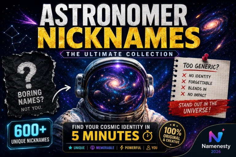 Astronomer Nicknames