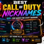 Best Call of Duty Nicknames