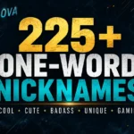One-Word Nicknames