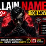 Villain Names for Movies