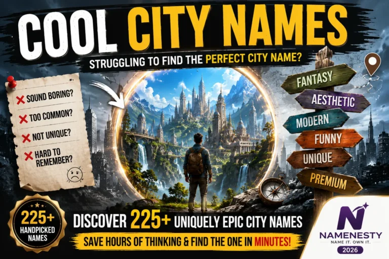 Cool City Names
