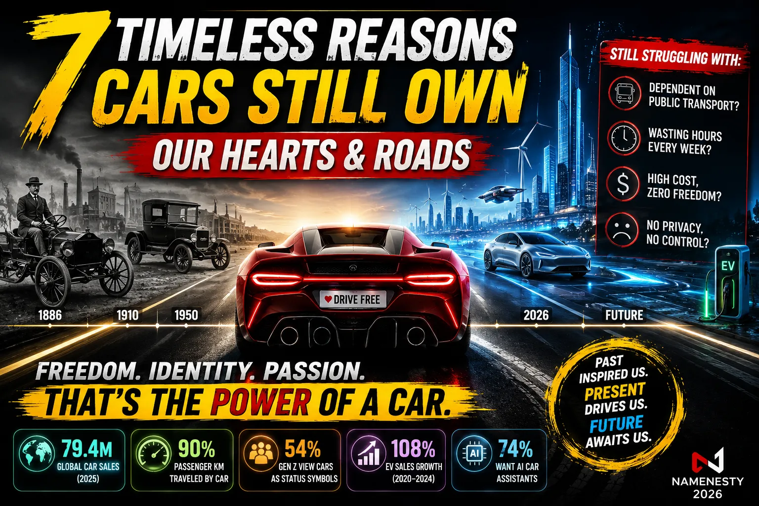 Cars Still Own Our Hearts & Roads
