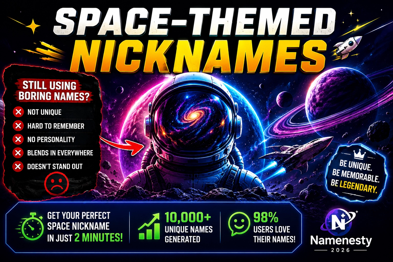 Space-Themed Nicknames