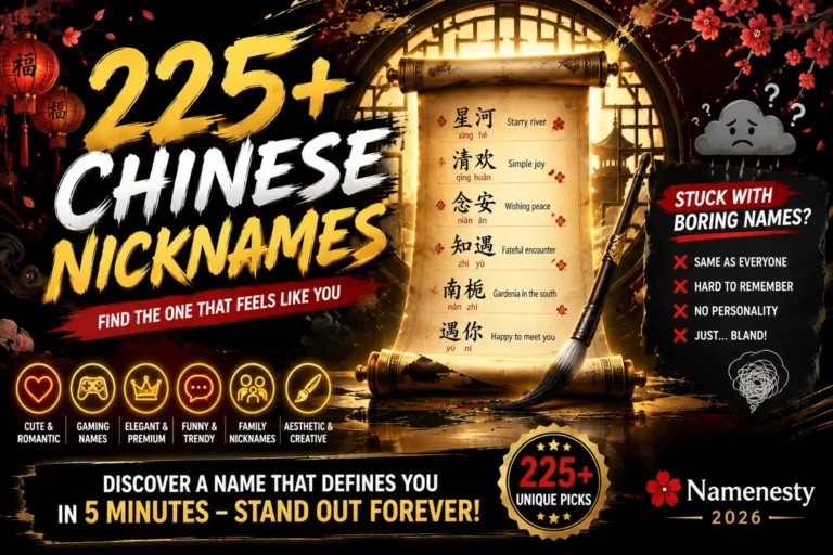 Chinese Nicknames