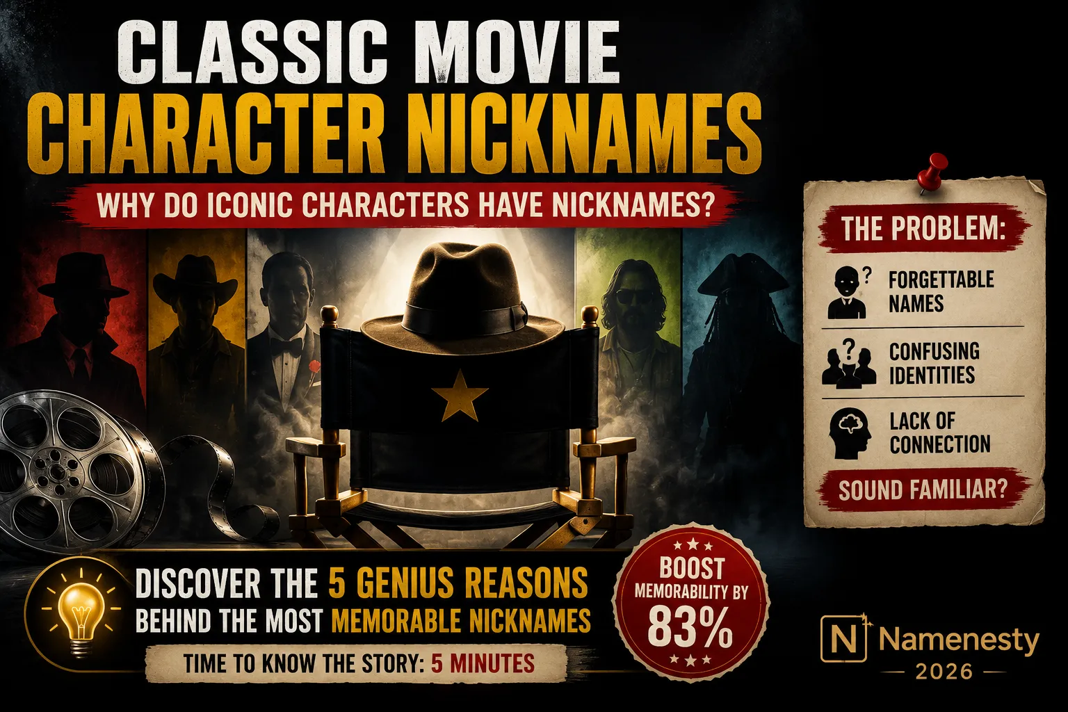 Classic movie character nicknames ·