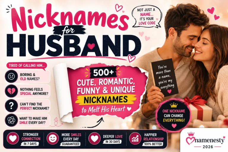 Nicknames for Husband