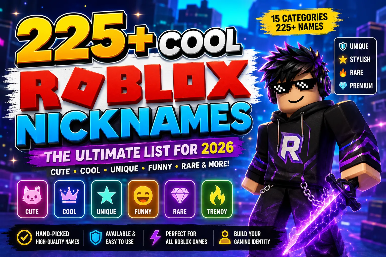 Cool Roblox Nicknames