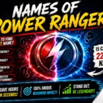 Names Of Power Rangers