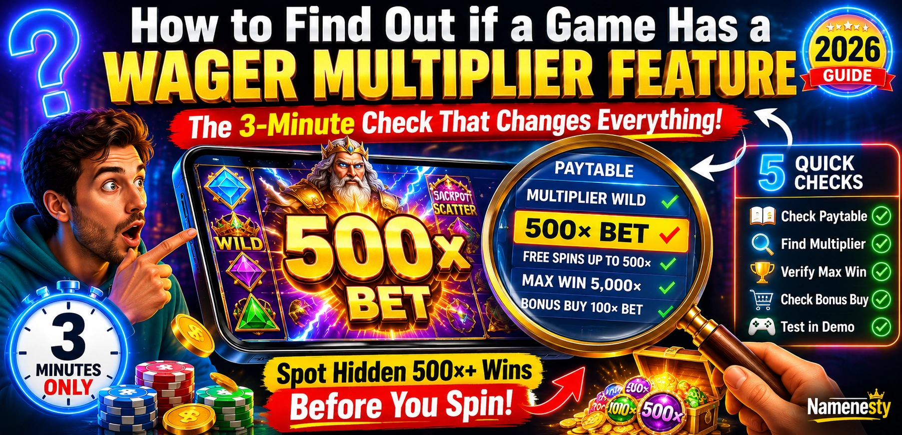 Wager Multiplier Feature