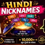 Hindi Nicknames