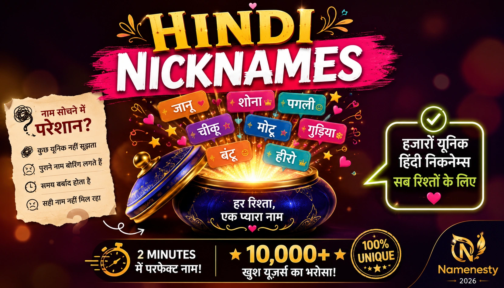 Hindi Nicknames