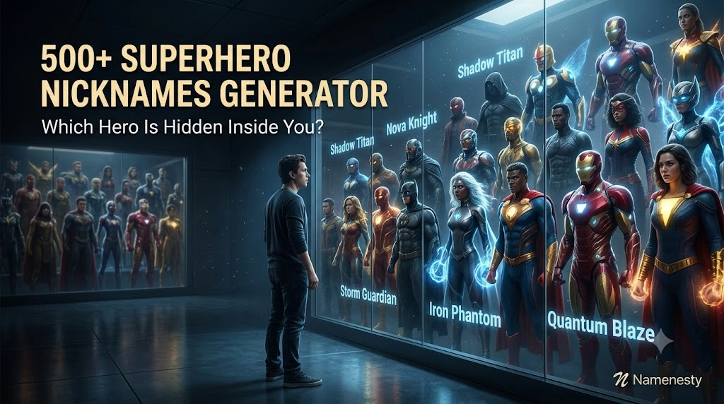Superhero Nicknames
