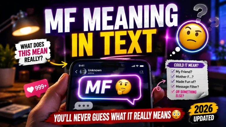 MF meaning in text