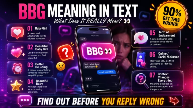 "BBG Meaning in Text