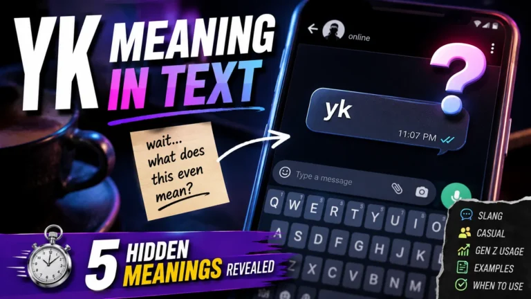 YK Meaning in Text