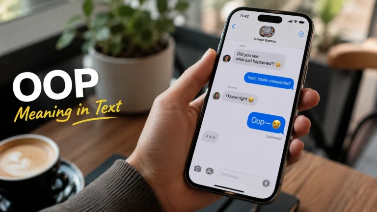 OOP Meaning in Text