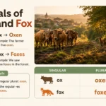 Plurals of Ox and Fox