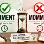 "Moment vs Momment