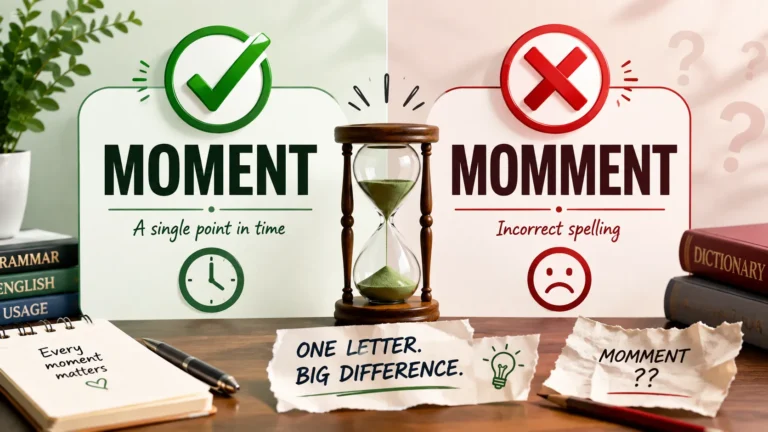 "Moment vs Momment