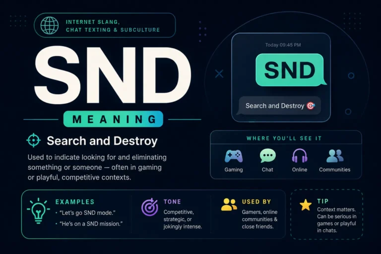 SND Meaning in Text