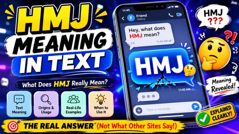 HMJ Meaning in Text