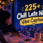 Chill Late Night Vibe Captions