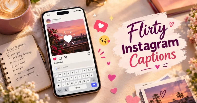 Short Flirty Captions for Instagram