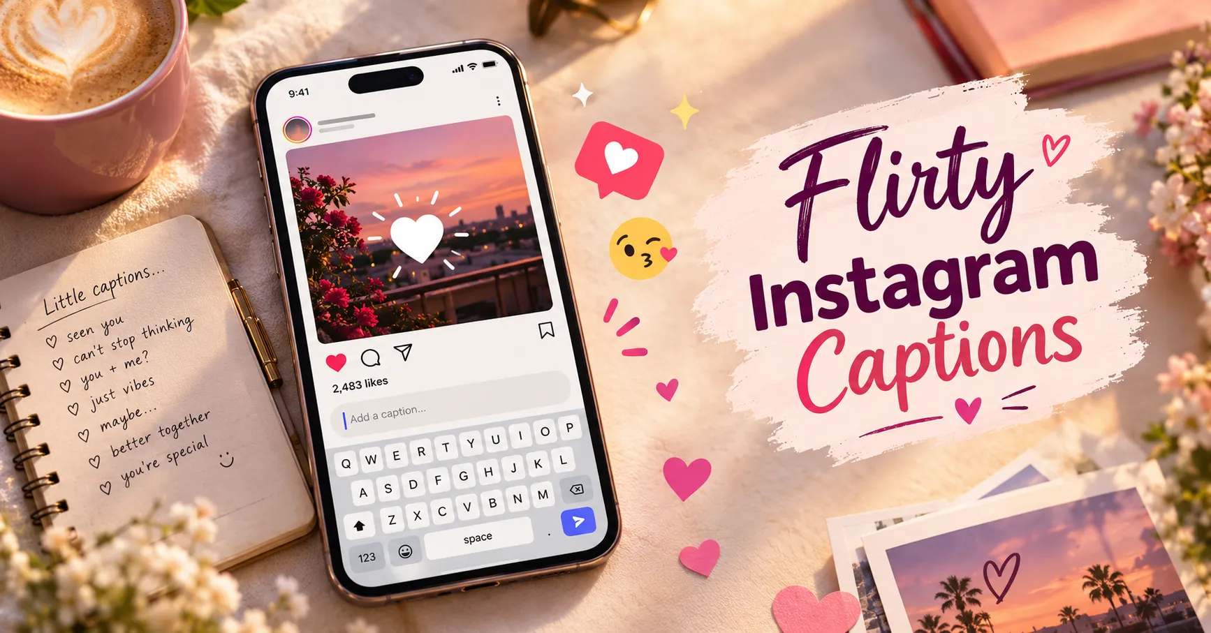 Short Flirty Captions for Instagram