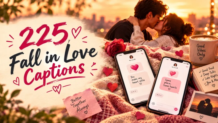 Fall in Love Captions