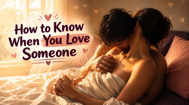 How to Know When You Love Someone