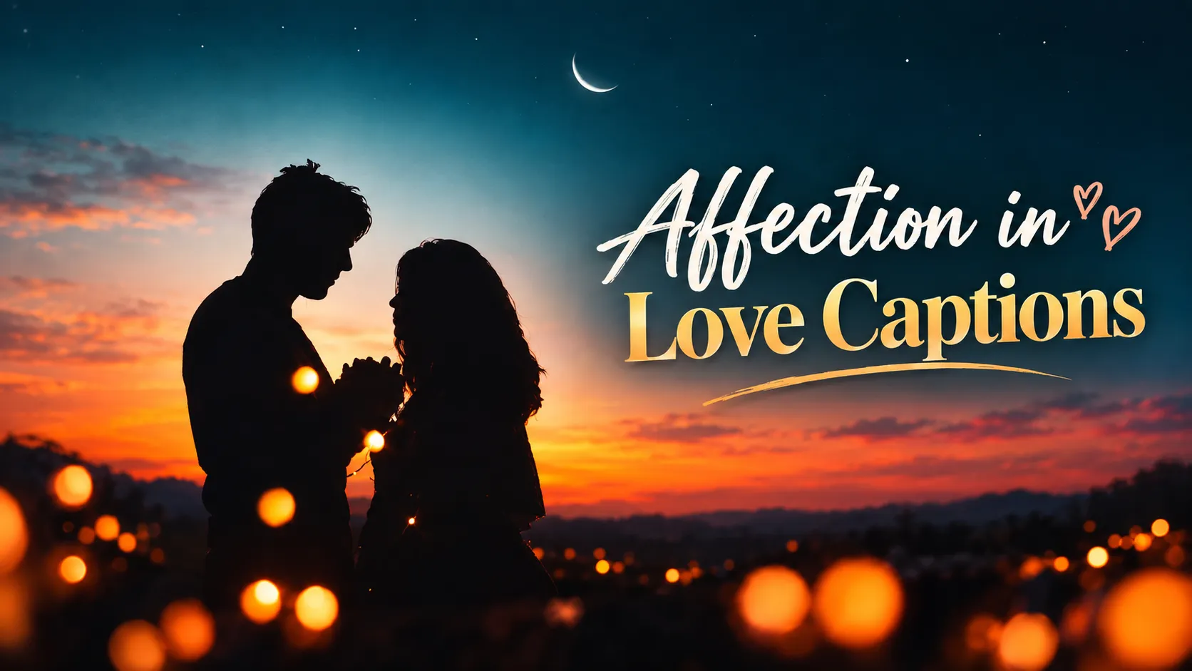 Affection in Love Captions