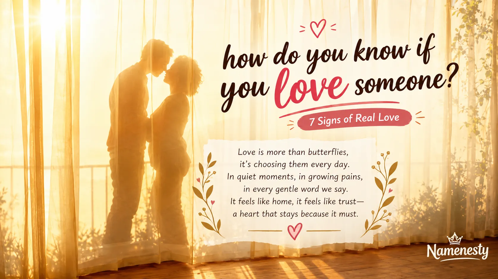 How Do You Know If You Love Someone