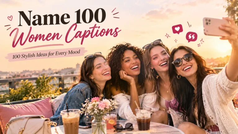 Name 100 Women Captions