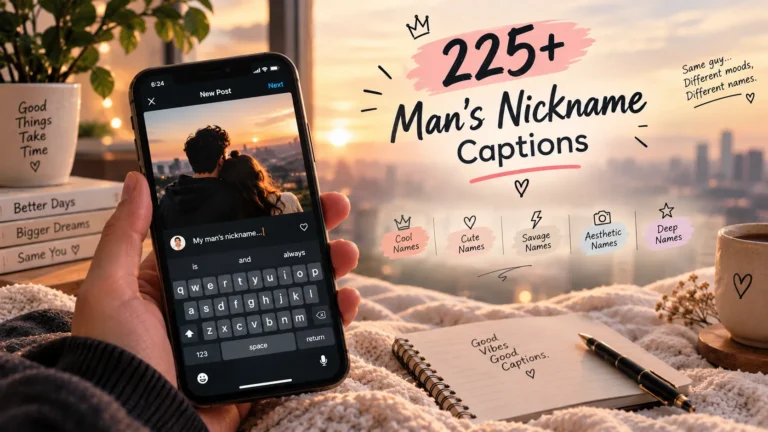 Man's Nickname Captions