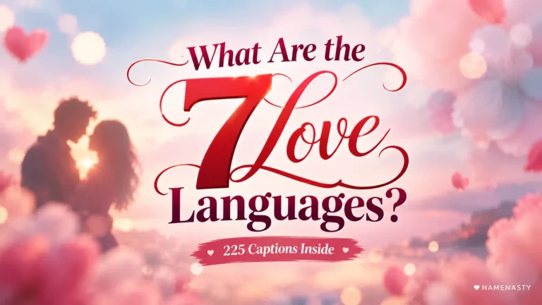 What Are the 7 Love Languages