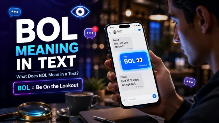 BOL Meaning in Text