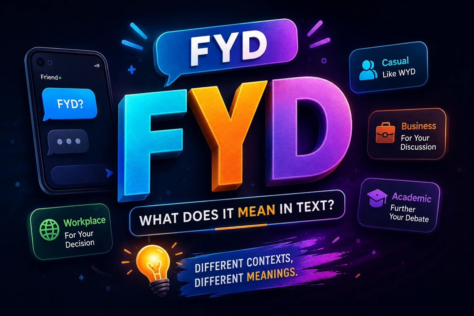FYD Meaning in Text