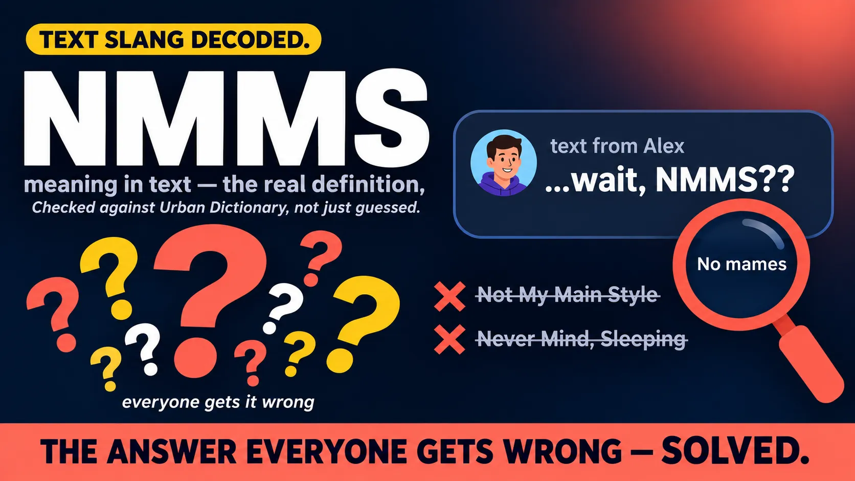 NMMS Meaning in Text