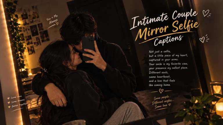 Intimate Couple Mirror Selfie Captions
