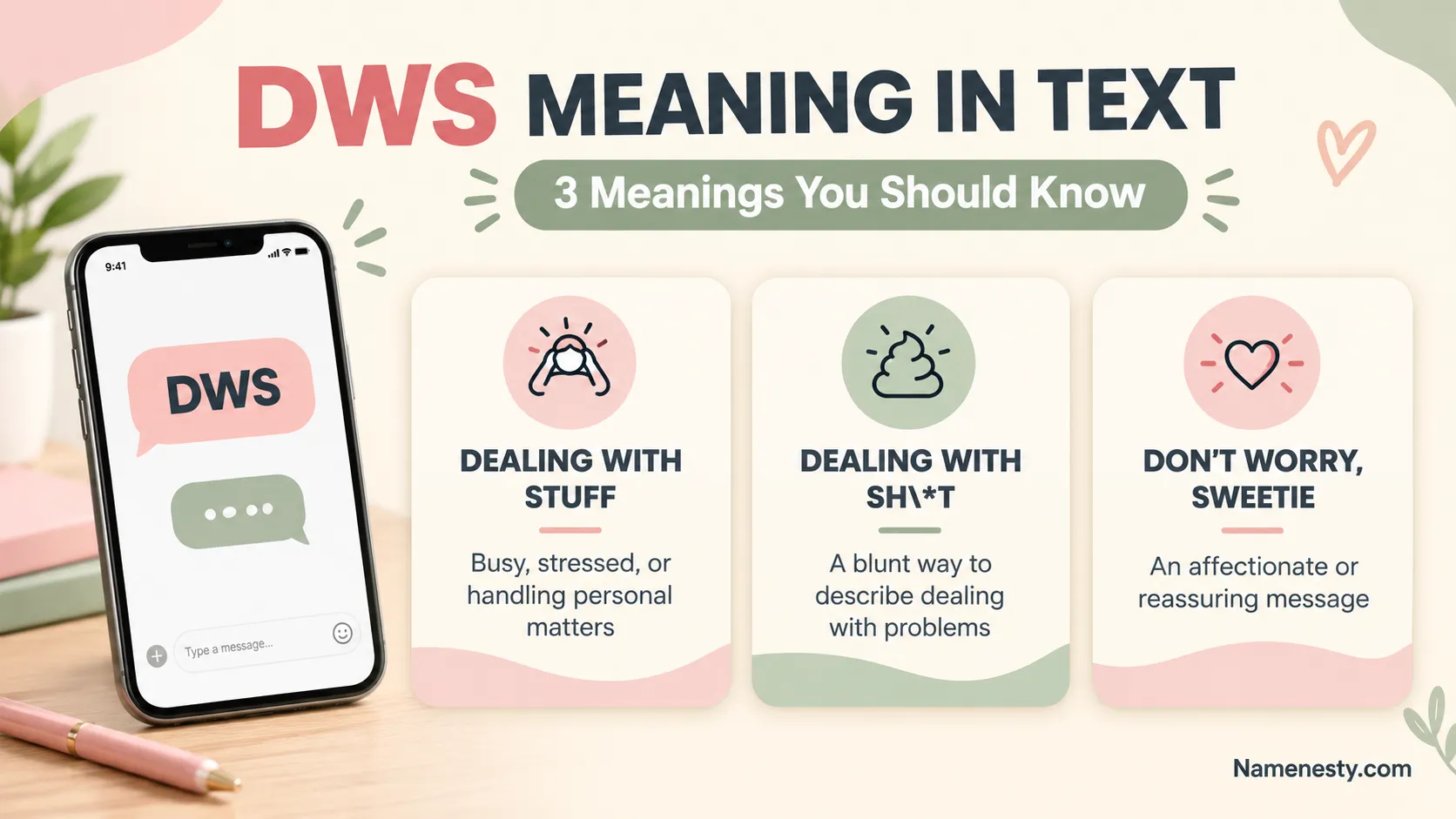 DWS Meaning in Text