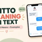 Ditto Meaning in Text