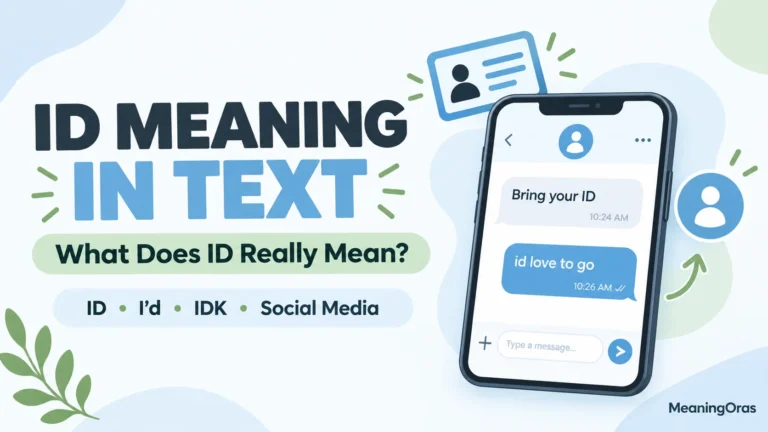 ID Meaning in Text