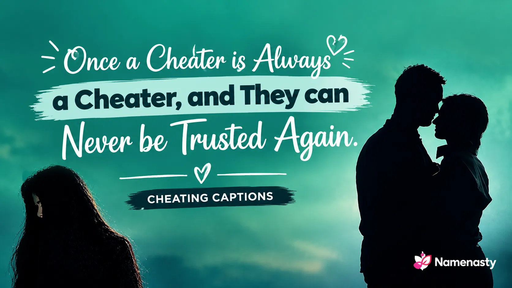 Cheating caption