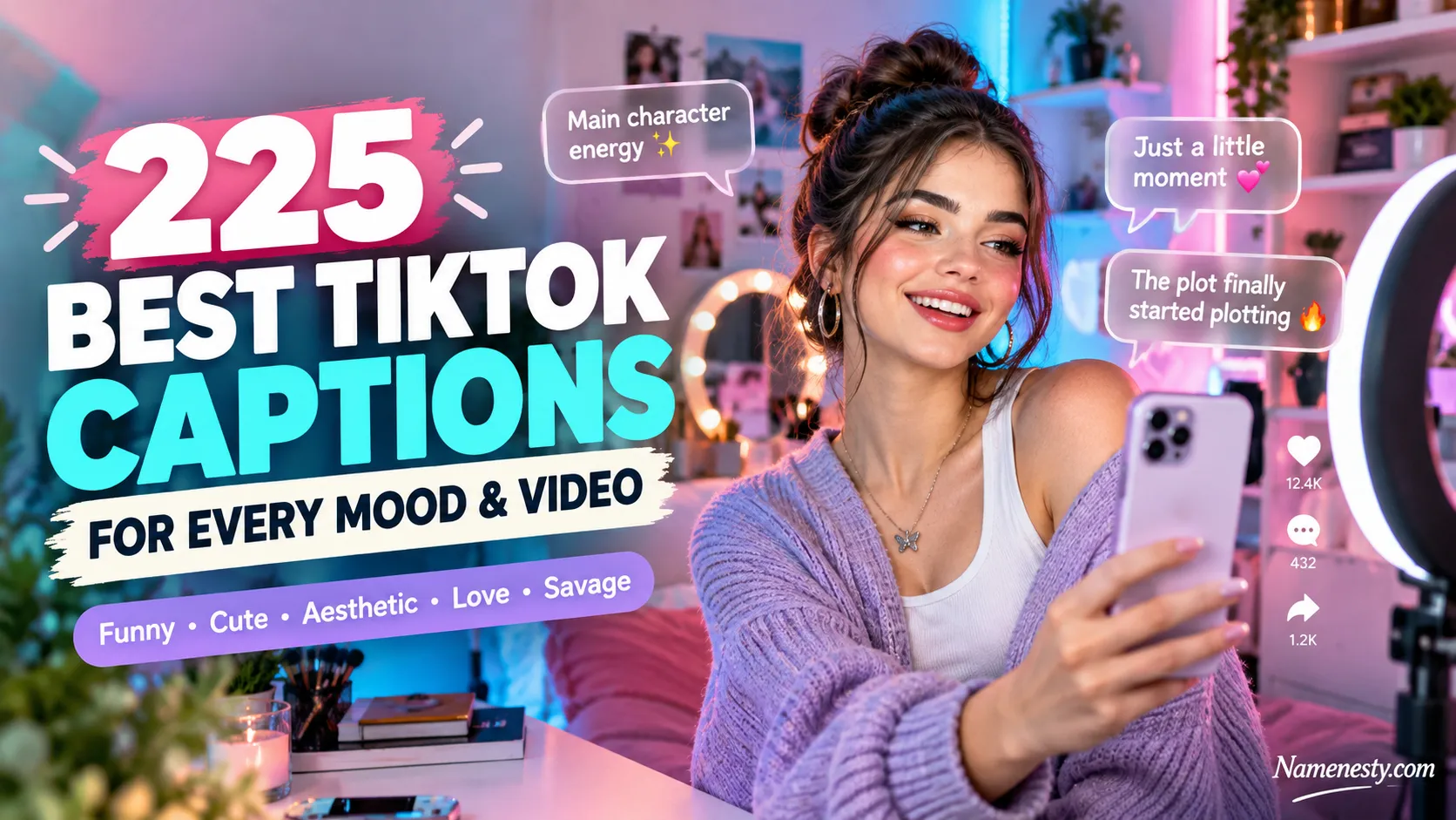 TikTok captions