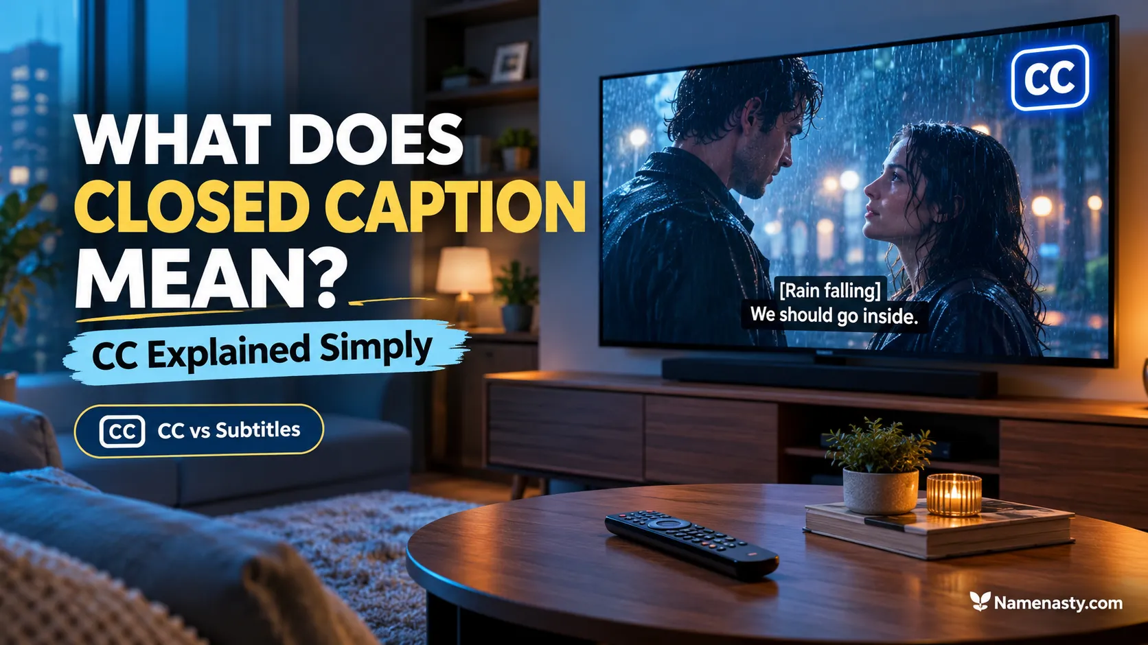 What Does Closed Caption Mean