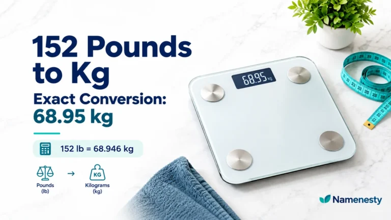 152 Pounds in Kg